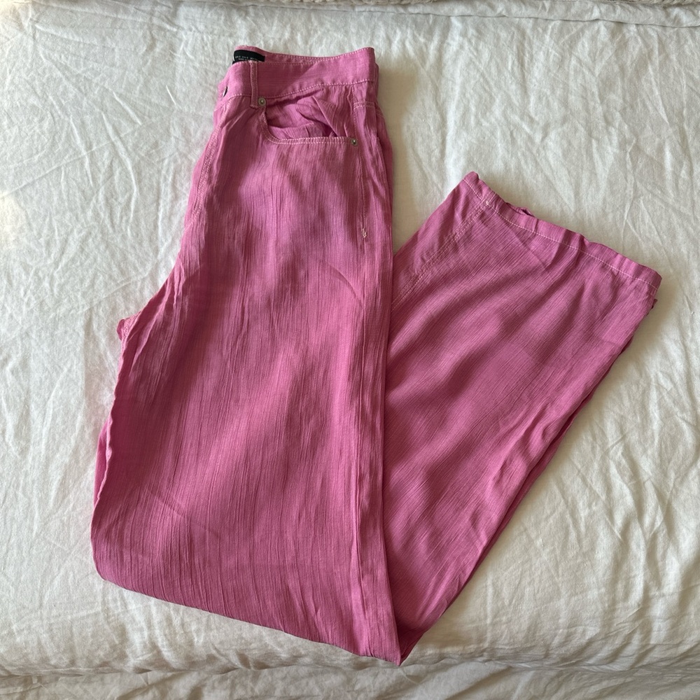 Zara Vibrant Pink Trousers